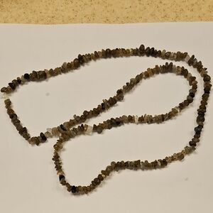Elegant Brown Beaded Necklace